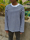 NAVY MIDNIGHT STRIPES FULLSLV