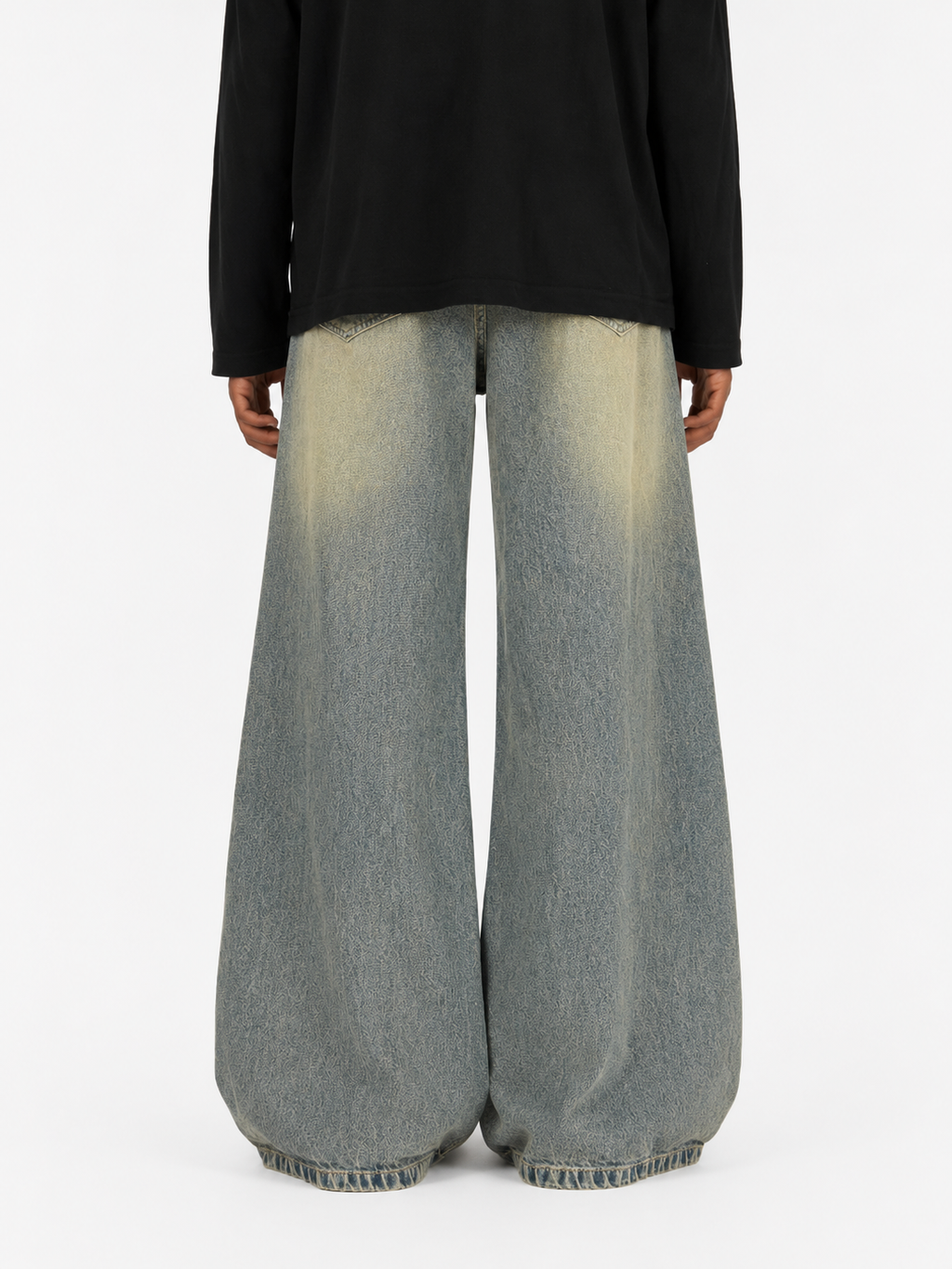 ASH MIST WIDELEG DENIM