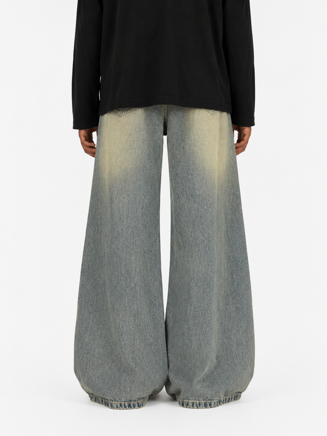 ASH MIST WIDELEG DENIM