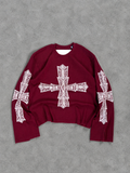 CRIMSON CROSS CROP WAFFLE