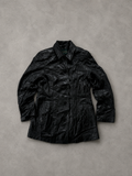 LEATHER LONG TOP/JACKET UNISEX - S