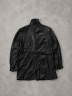 LEATHER LONG TOP/JACKET UNISEX - M/L