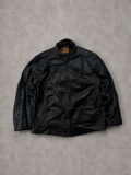 LEATHER JACKET BLACK - L