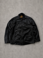 LEATHER JACKET BLACK - L