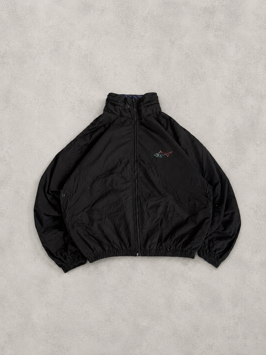 BLACK FISH LOOGOO JACKET - M