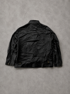LEATHER JACKET BLACK - L