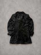 LEATHER LONG TOP/JACKET UNISEX - M