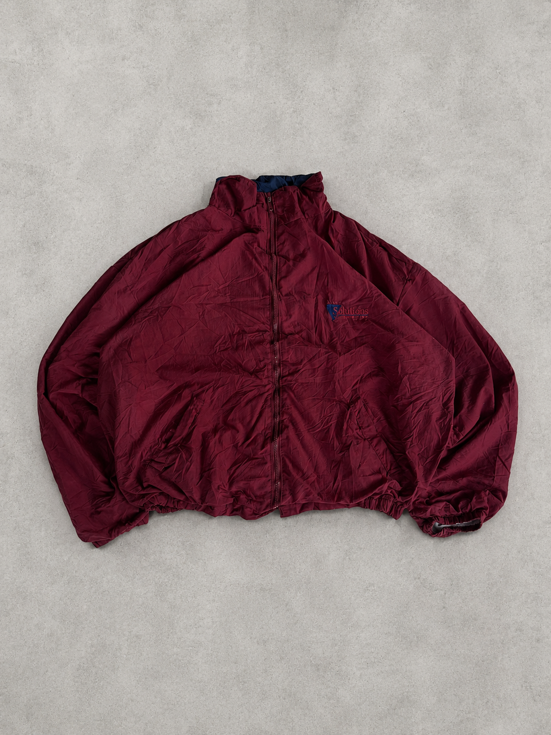 DARK RED y2K CHAMPIONS JACKET