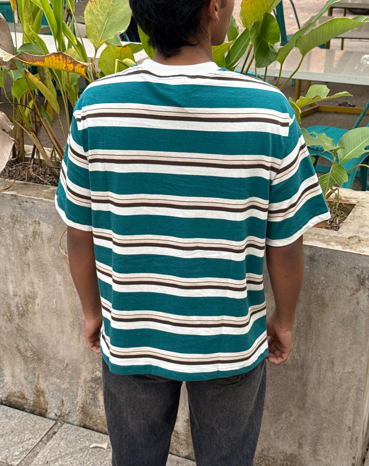 TEAL HERITAGE STRIPES - 5SLV