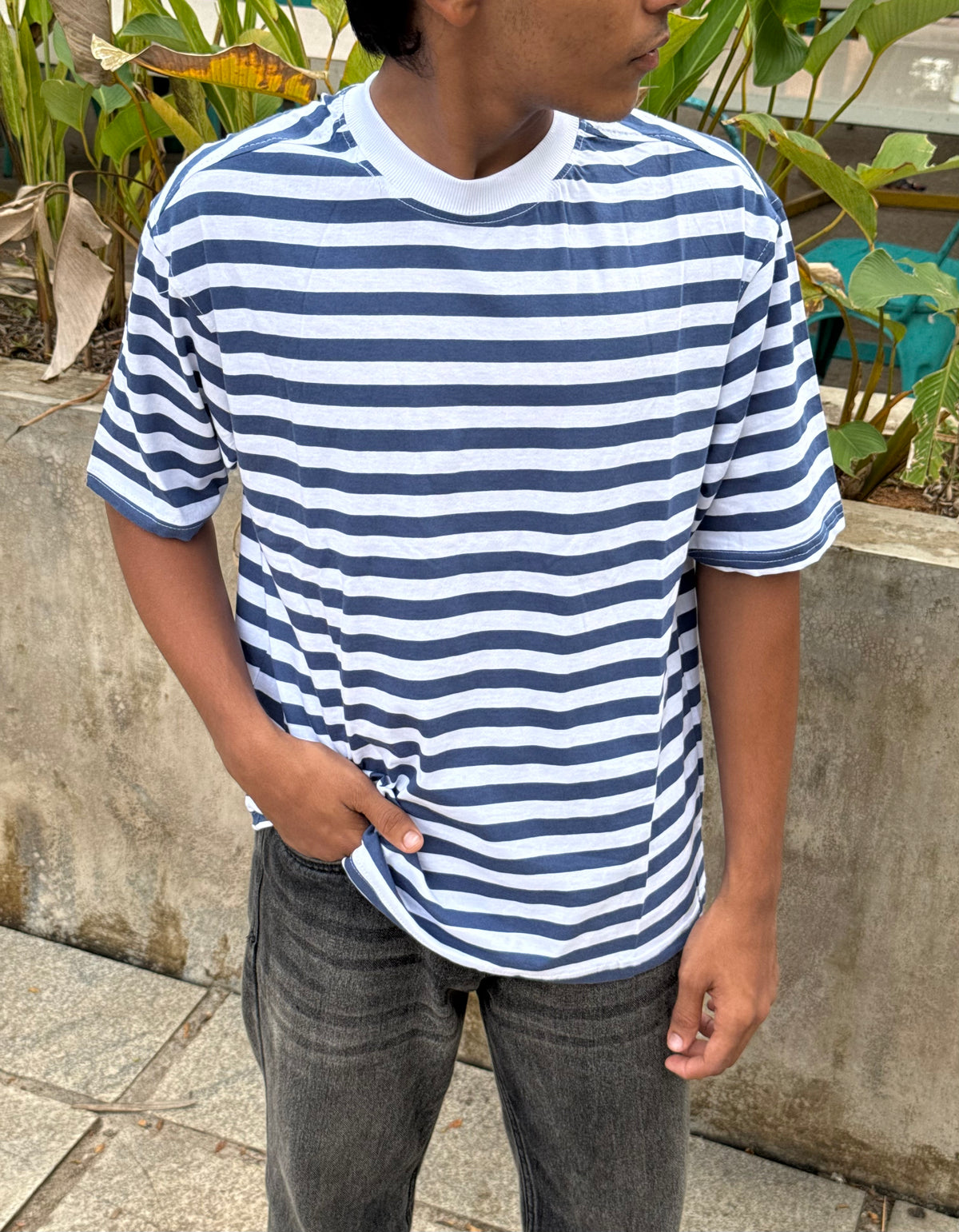 OCEAN LINE TEE - 5SLV