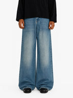 LIGHT INDIGO WASH WIDELEG