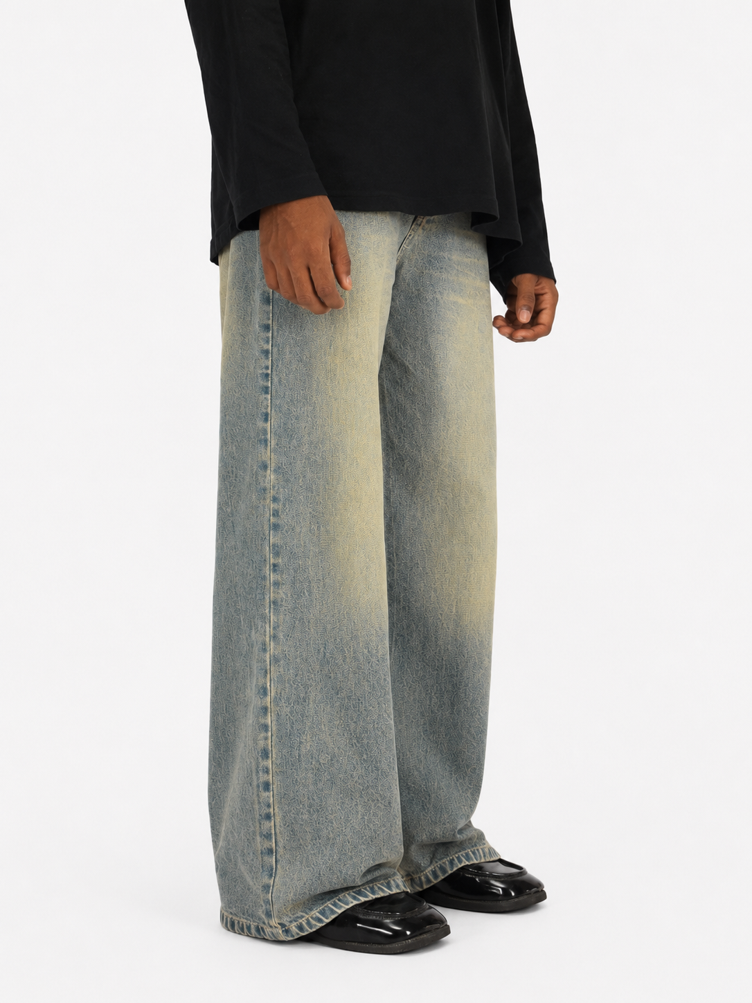 ASH MIST WIDELEG DENIM