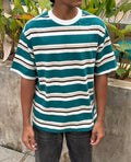TEAL HERITAGE STRIPES - 5SLV
