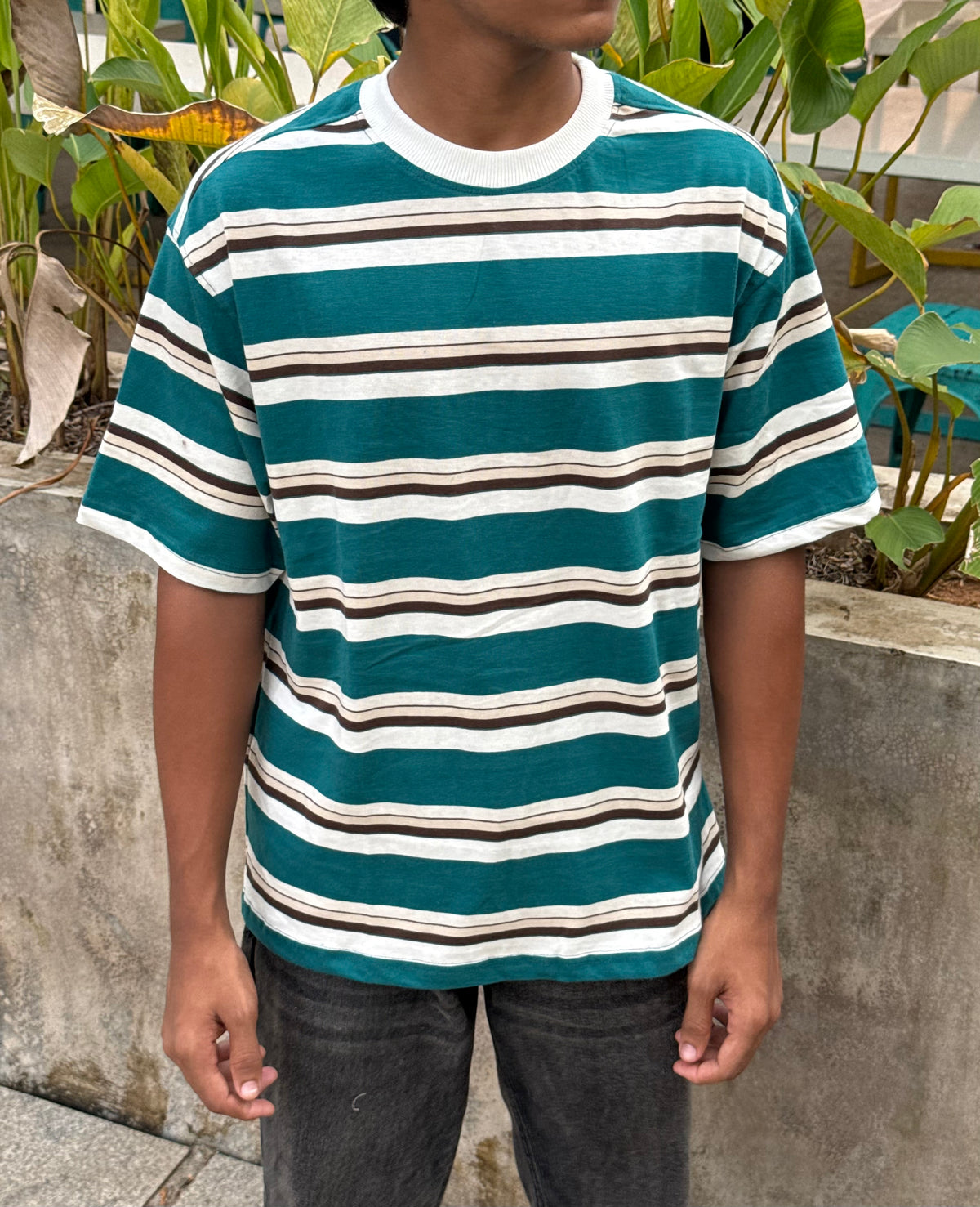 TEAL HERITAGE STRIPES - 5SLV