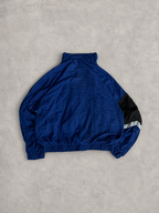 DARK BLUE POXY Y2K JACKET - M