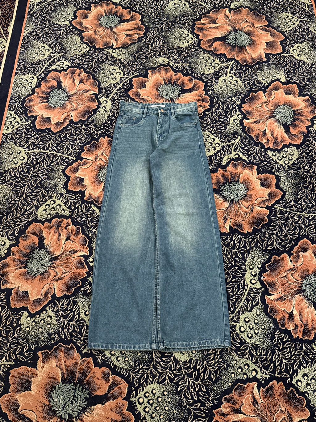 LIGHT INDIGO WASH WIDELEG