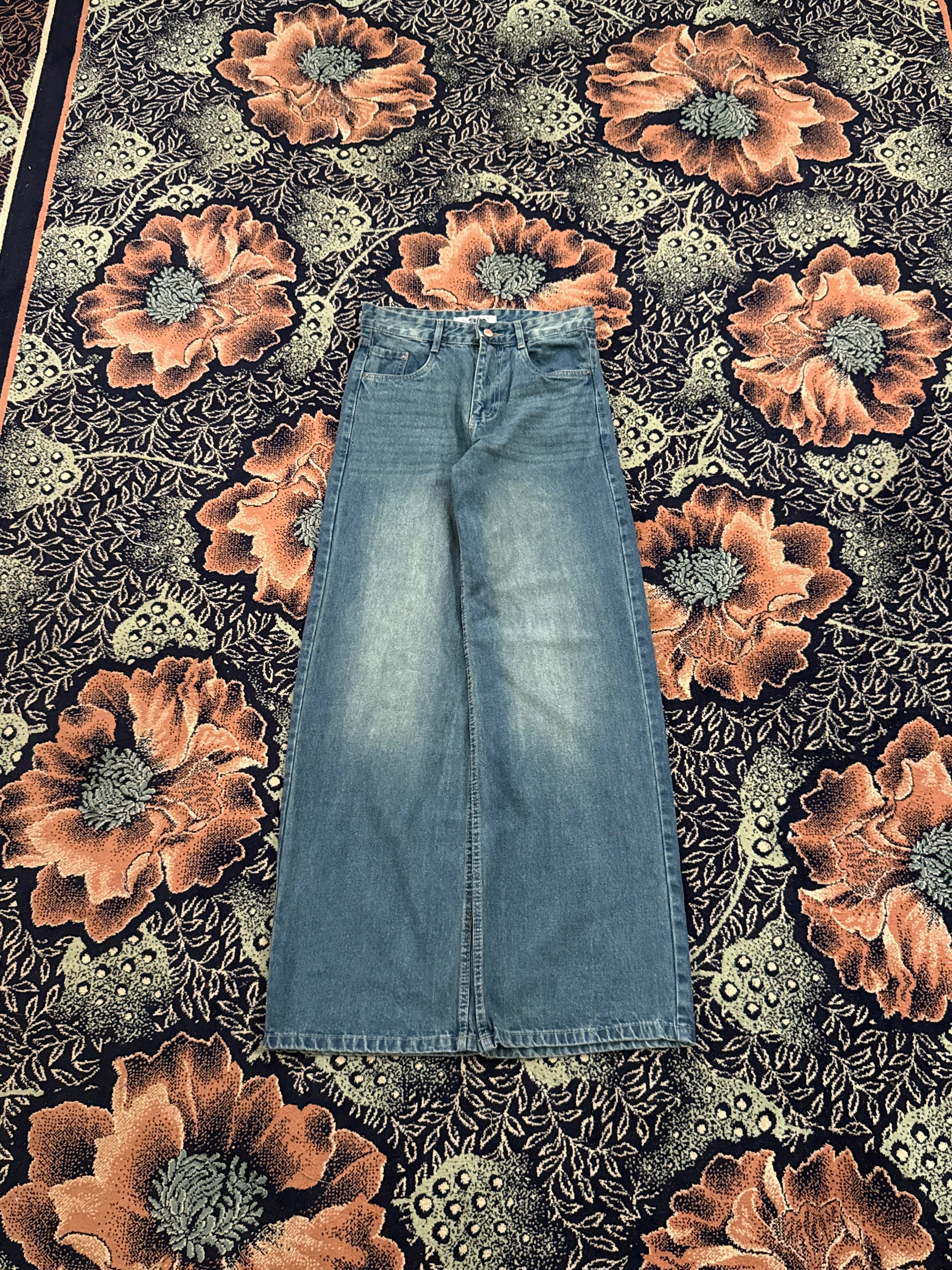 LIGHT INDIGO WASH WIDELEG