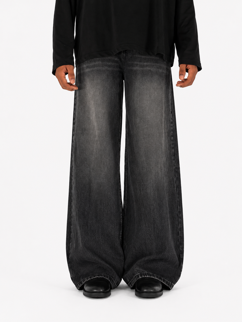 OBSIDIAN WASH WIDELEG