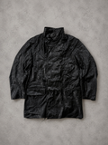 LEATHER LONG TOP/JACKET UNISEX - M