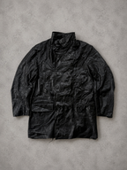 LEATHER LONG TOP/JACKET UNISEX - M