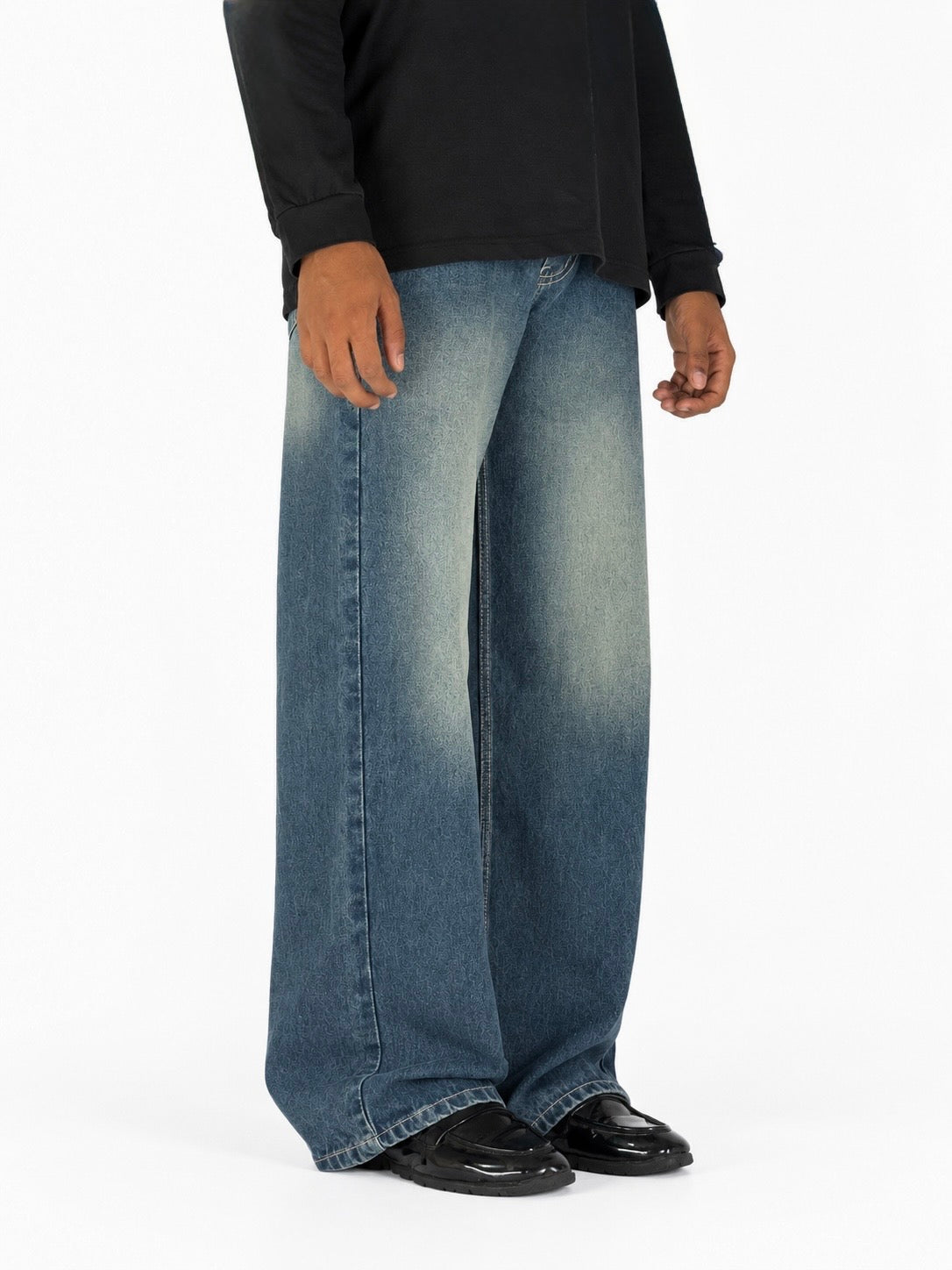 LUXE BLUE WIDELEG