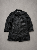 LEATHER LONG TOP/JACKET UNISEX - M