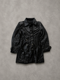 LEATHER LONG TOP/JACKET UNISEX - M
