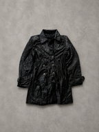 LEATHER LONG TOP/JACKET UNISEX - M