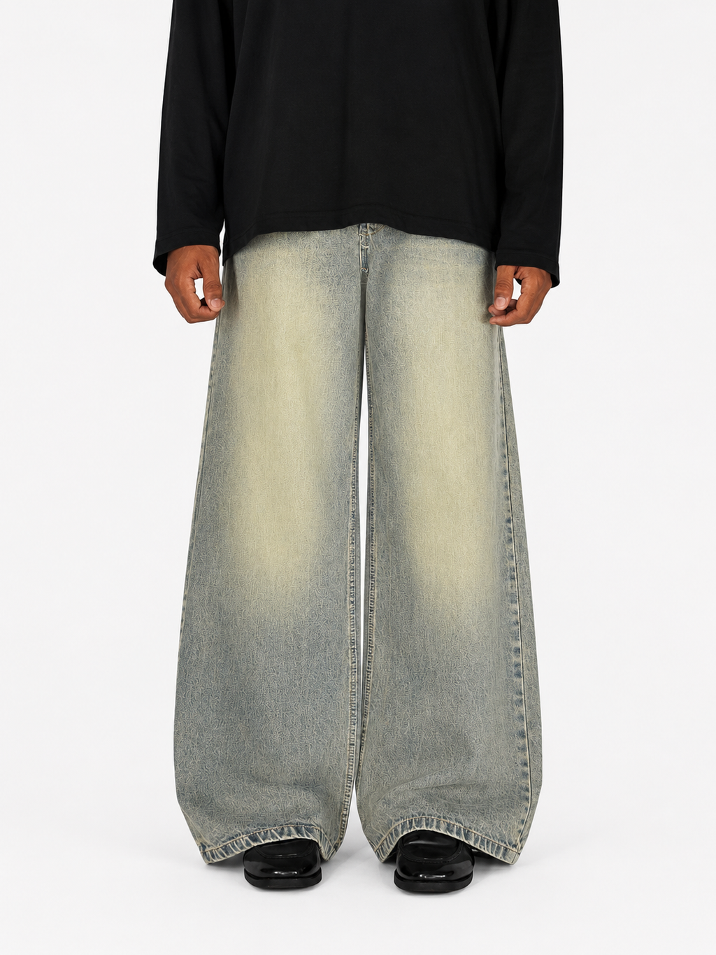 ASH MIST WIDELEG DENIM