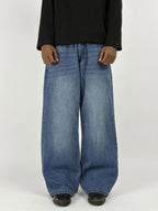 MID WASH INDIGO WIDELEG