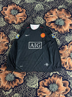 MANCHESTER UNITED 2007-08 AWAY RETRO KIT (LONG SLEEVE)