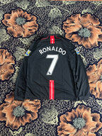 MANCHESTER UNITED 2007-08 AWAY RETRO KIT (LONG SLEEVE)