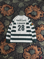 SPORTING CP 2002-03 HOME RETRO KIT (LONG SLEEVE)
