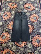CHARCOAL BLACK WIDELEG