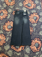 CHARCOAL BLACK WIDELEG