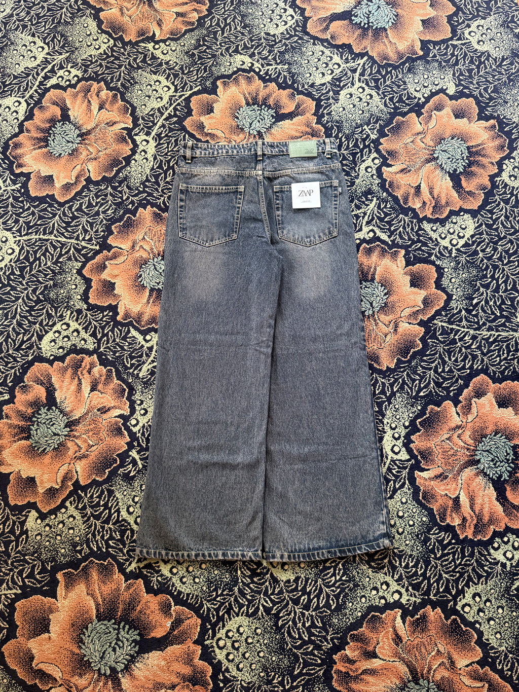 STONE WASH PATTERN WIDELEG
