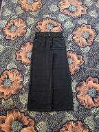 JET BLACK WIDELEG