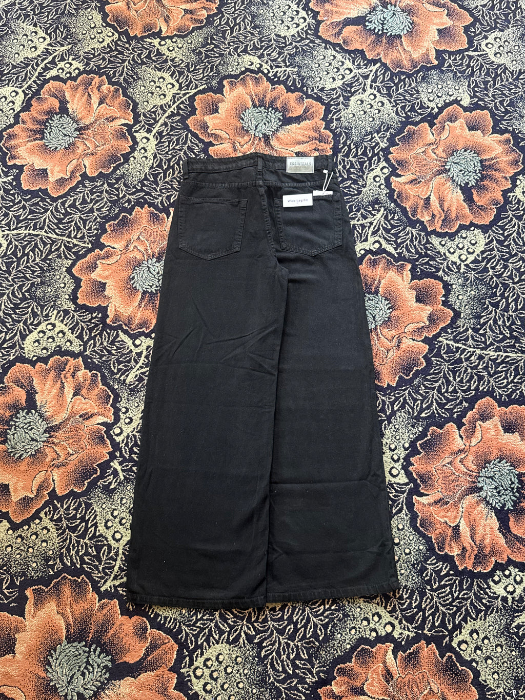 JET BLACK WIDELEG