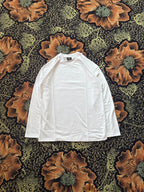 OPTIC WHITE OVERSIZED FULL SLEEVE TEE
