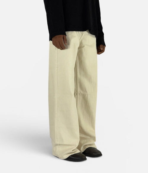 BEIGE - WIDELEG DENIM