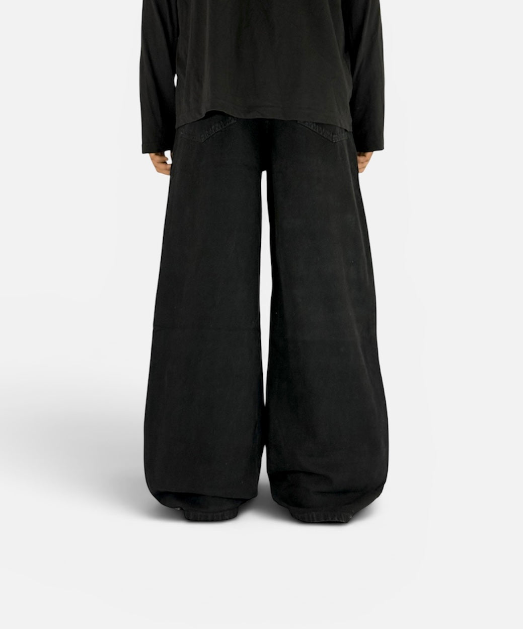 JET BLACK WIDELEG