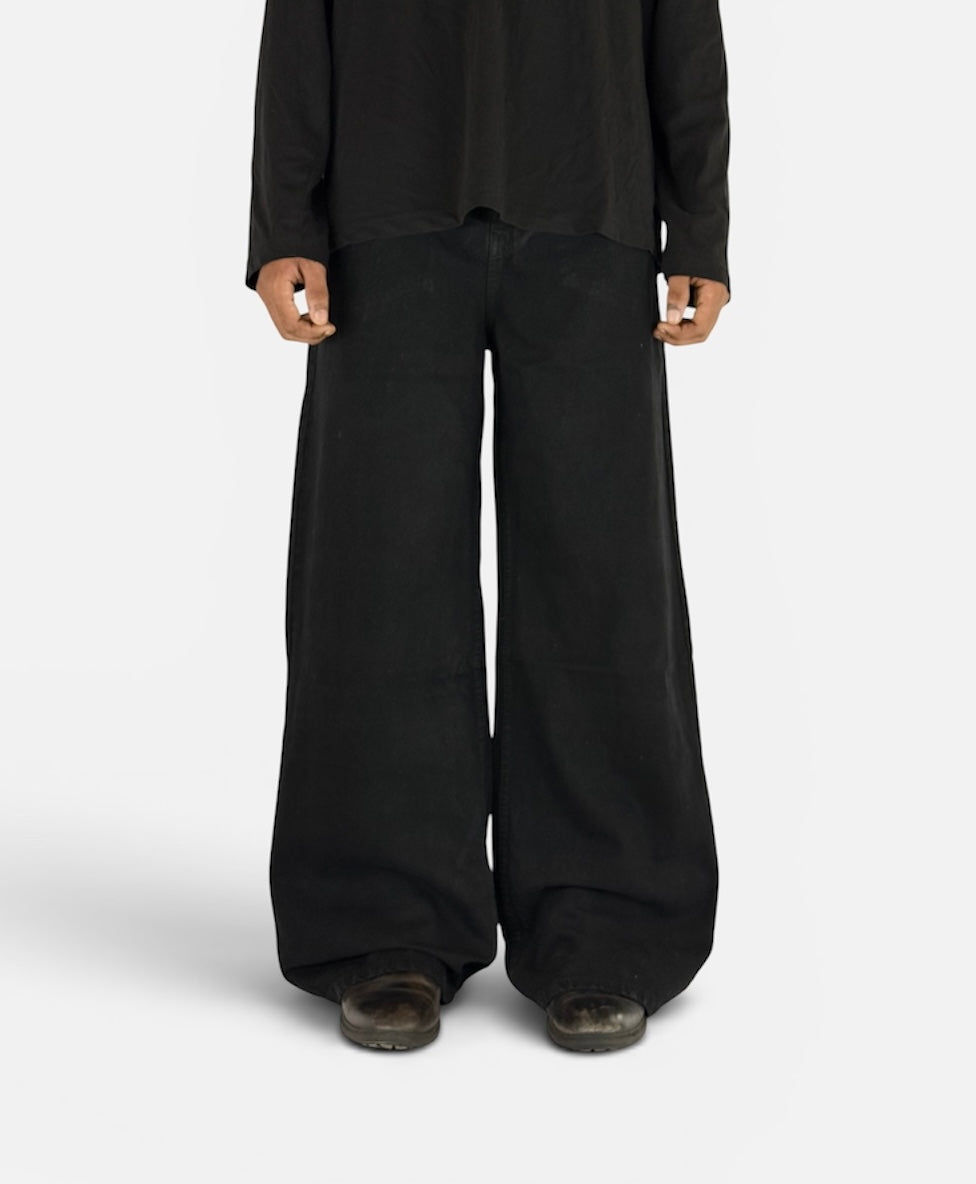 JET BLACK WIDELEG