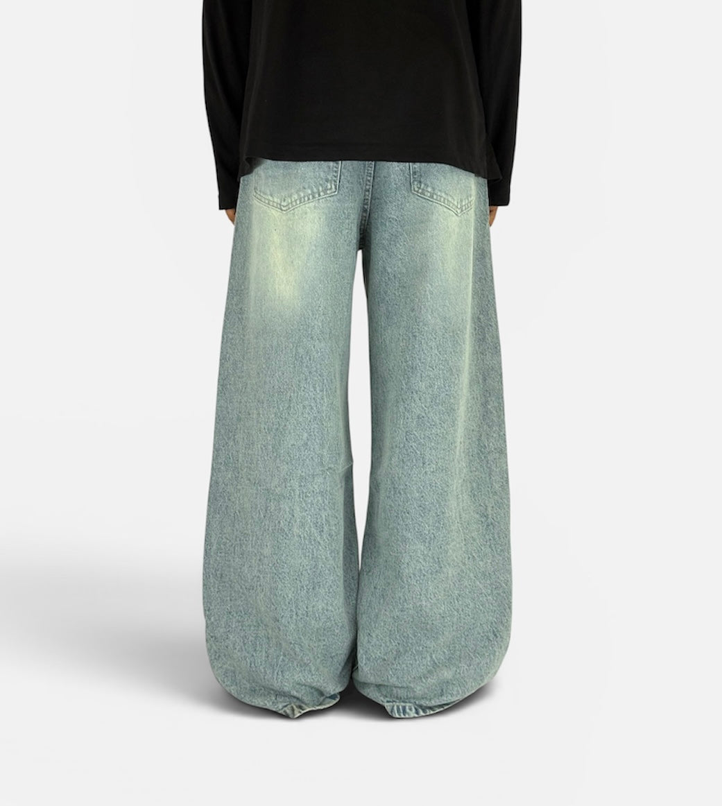 FROASTED DENIM WIDELEG