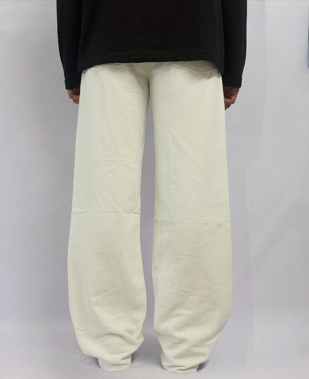 OFF WHITE STRAIGHT BAGGY