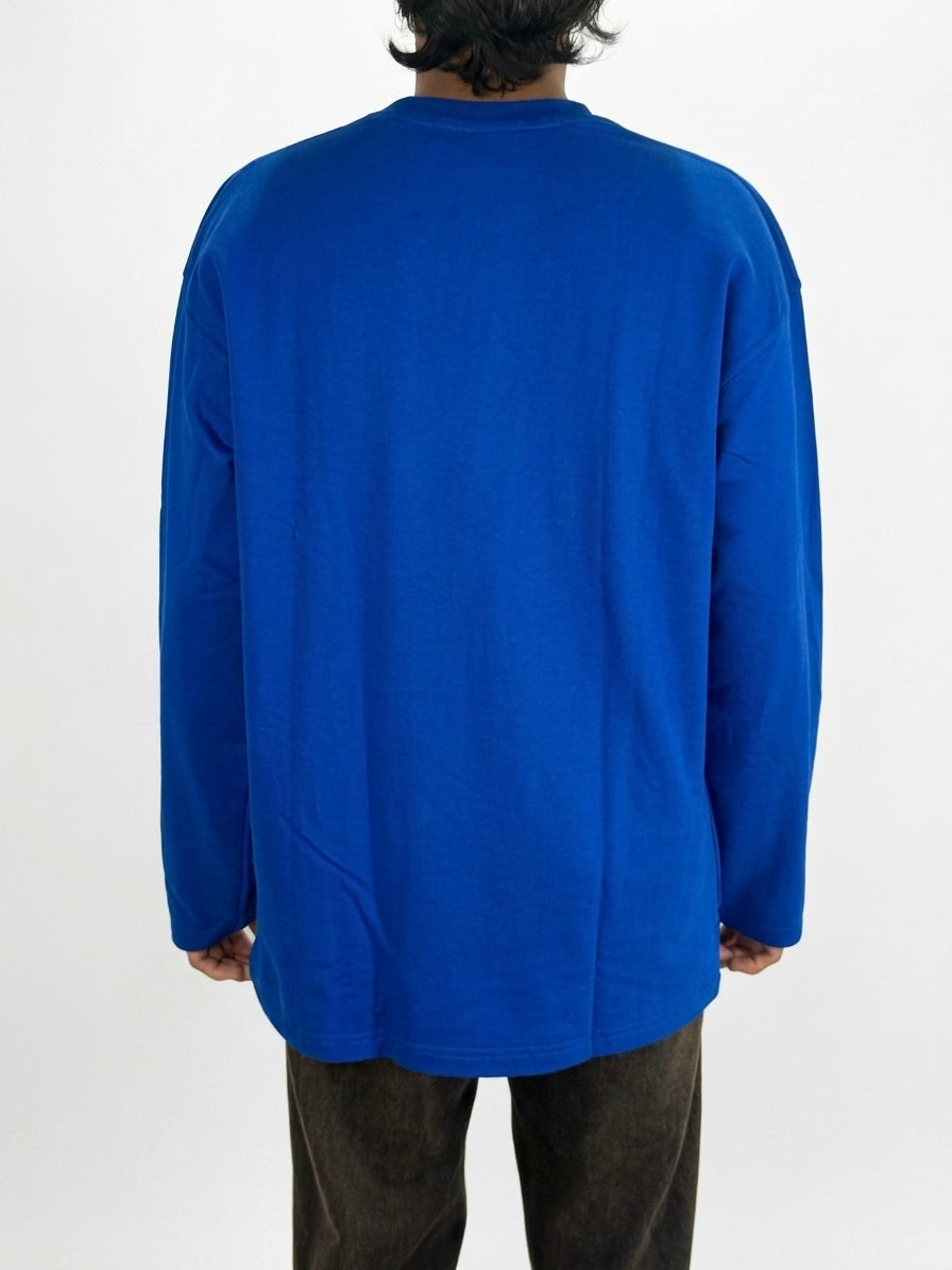 ROYAL BLUE OVERSIZED FULL SLEEVE TEE
