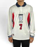 ENGLAND 1998 WORLD CUP HOME RETRO KIT (LONG SLEEVE)