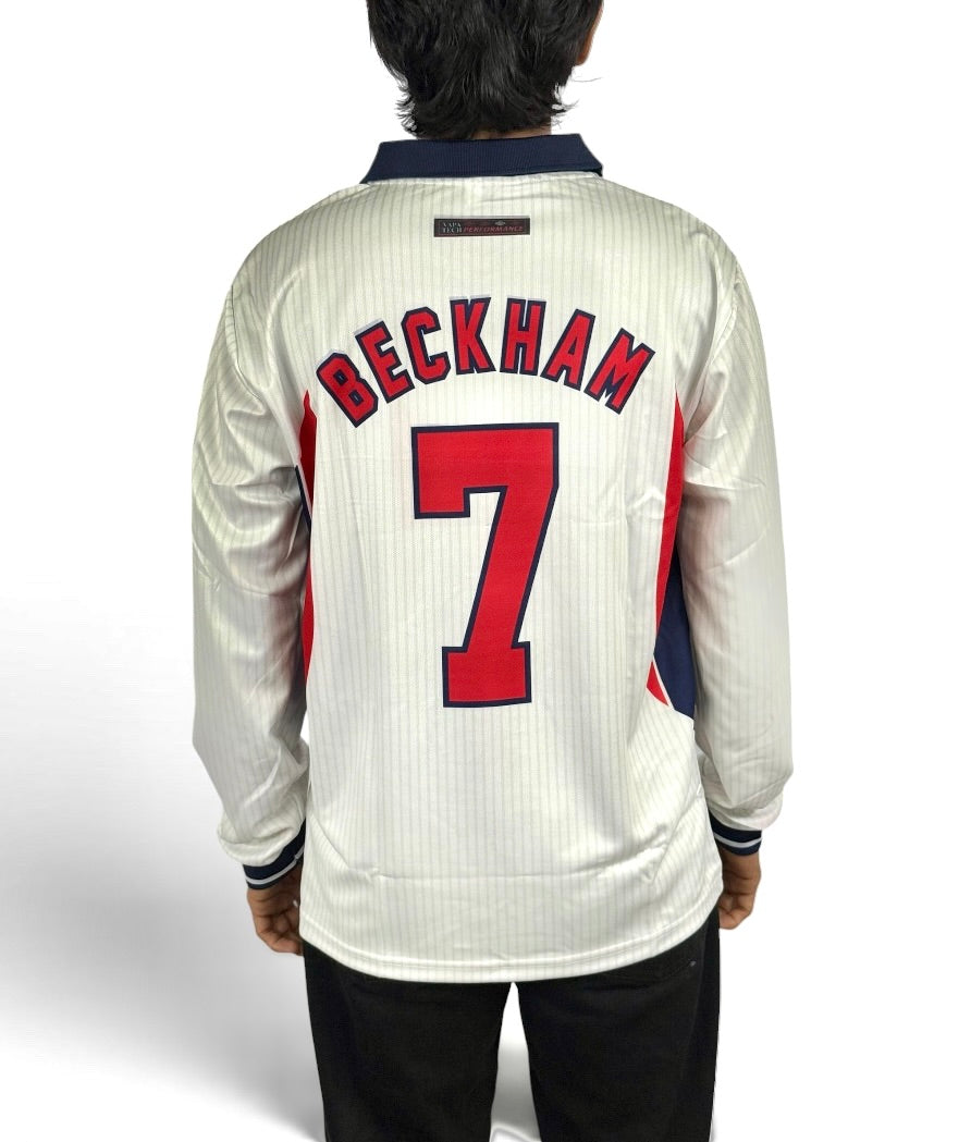 ENGLAND 1998 WORLD CUP HOME RETRO KIT (LONG SLEEVE)