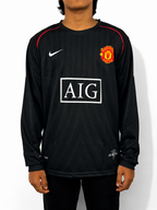 MANCHESTER UNITED 2007-08 AWAY RETRO KIT (LONG SLEEVE)
