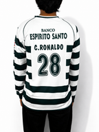 SPORTING CP 2002-03 HOME RETRO KIT (LONG SLEEVE)