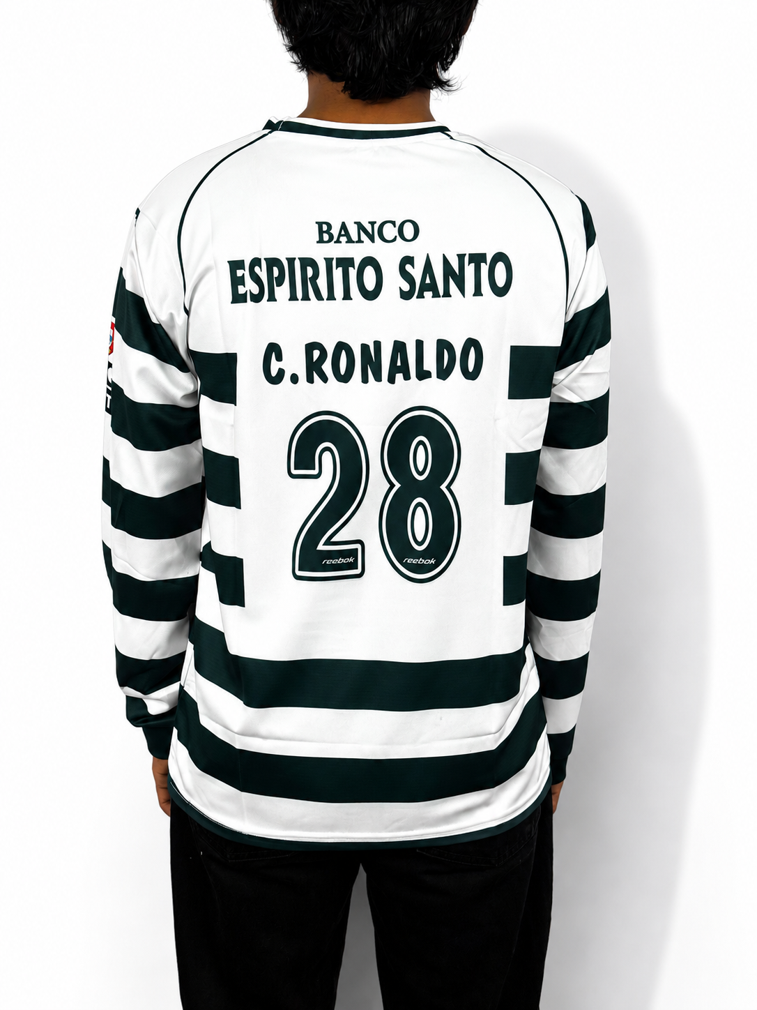 SPORTING CP 2002-03 HOME RETRO KIT (LONG SLEEVE)